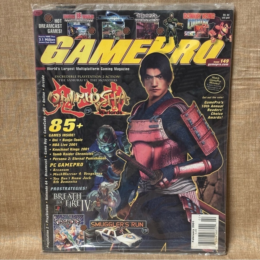 Gamepro Magazine Issue 149 February 2001 New / Sealed - Picture 1 of 4